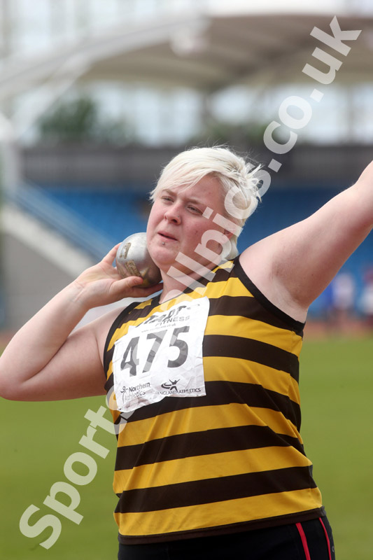 Tyne Breen (Blaydon) under-20 shot putt, Northern Championships, Sport City, Manchester